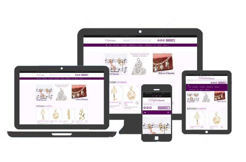 Example of Perfect Charm responsive web design site